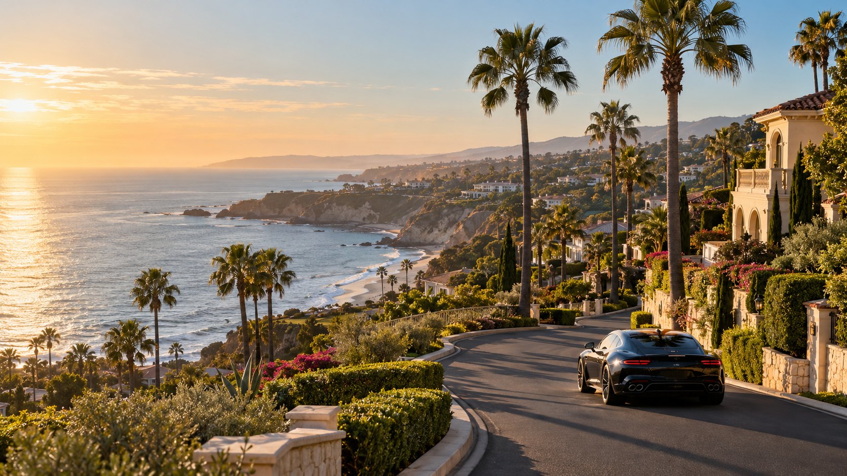 Illustrative Newport Coast setting in Orange County